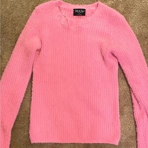 Jolie and joy pink wool sweater
